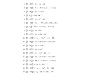 FP3 Second Order Differential Equations