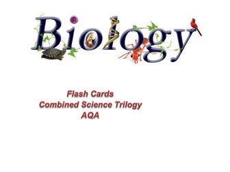 AQA trilogy GCSE Biology FLash Cards