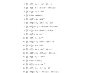 More FP3 Second Order Differential Equations