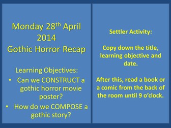 The Woman In Black lessons