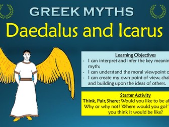 Greek Myths: Daedalus and Icarus