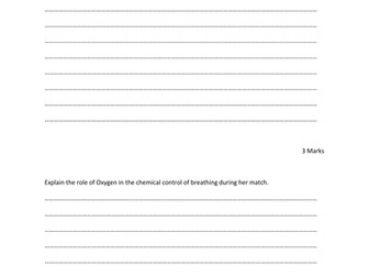 BTEC Sport Level 3 (2016) New Specification Unit 1 Learning Aims C-E Exam Style Questions