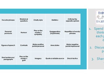 Persuasive Devices - persuasive pitches