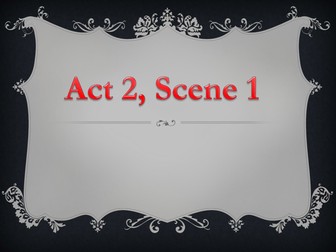 Romeo and Juliet - Act 2
