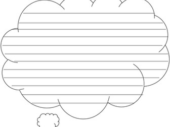 Lila and the secret of rain- differentiated thought bubbles worksheets