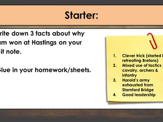 OCR GCSE Normans revision