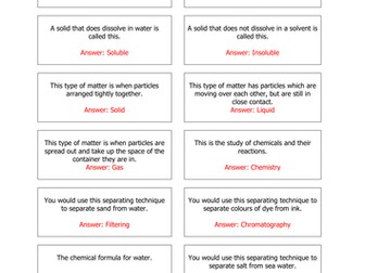 separating mixtures and compounds ks3 science