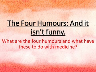 What were the Four Humours?
