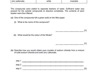 Cambridge Checkpoint Science Paper 2_Chemistry