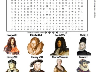 Absolute Monarchs Word Search