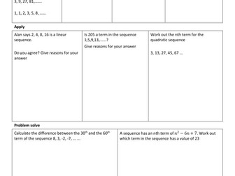 Topic a Day - Day 5 Sequences
