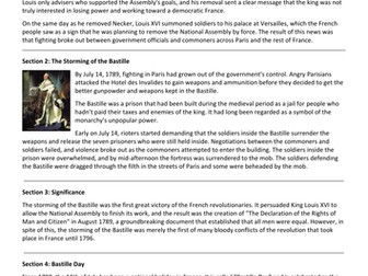 The Storming of the Bastille