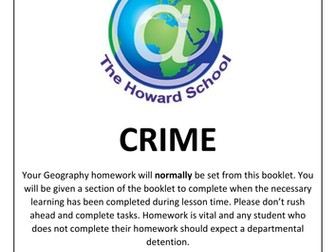 KS3 Crime Homework Booklet