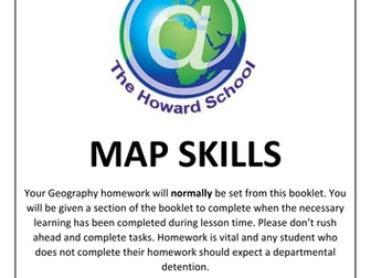 KS3 Map Skills Homework Booklet