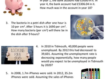 Exponential Growth/Decay - NEW GCSE