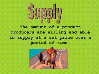 Supply for Microeconomics