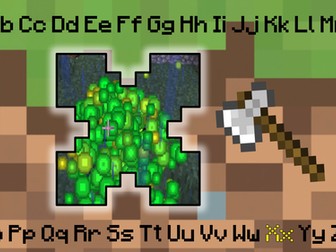 Minecraft Alphabet Posters Teaching Resources