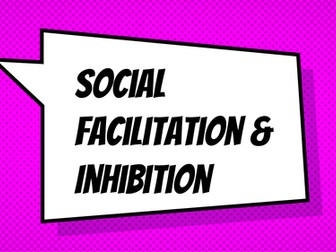 NEW AQA AS PE syllabus - Social facilitation and social inihibition