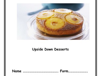 AQA Food Technology 2017 Upside Down Desserts
