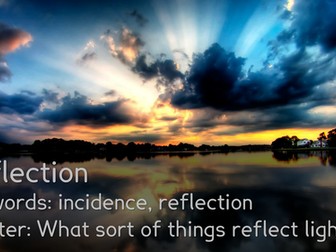 Reflection & Refraction - Practical
