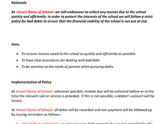Administration and Finance Documentation and Policies