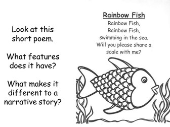 Commotion in the ocean Year 1 Weekly plan and resources - poetry