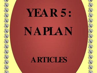 NAPLAN: Year 5 - Use of Articles