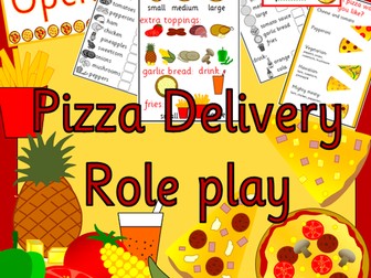 Pizza delivery/ restaurant role play pack