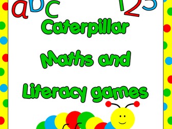 Caterpillar Maths and Literacy Games