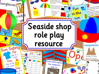 Seaside shop role play pack