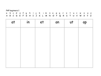 Phonological awareness practise