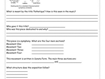 GCSE Edexcel 9-1 Sonata Pathetique Work Booklet