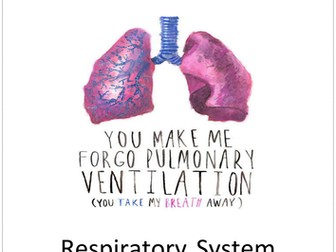 AQA PE A Level Respiratory System Work Booklet  - New Specification Anatomy & Physiology
