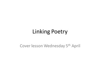 NEW AQA Poetry Power and Conflict