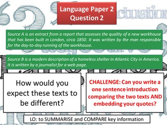 AQA GCSE English Language Paper 2 Question 2 Summary Question 2