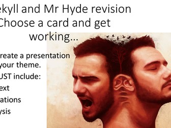Dr Jekyll and Mr Hyde revision task themes