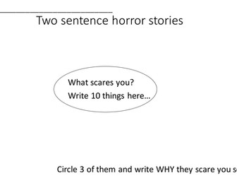 Two sentence horror stories