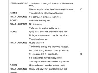 Romeo and Juliet Practice Question AQA English Literature Paper 1
