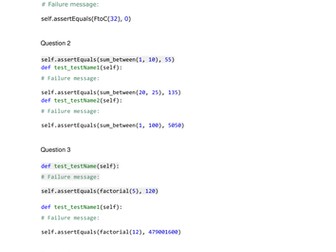 Python Functions Assessment (Hard)