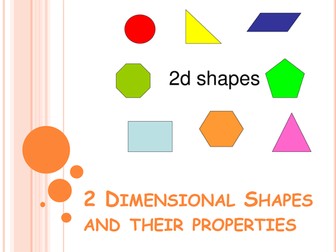 2D Shapes and their Properties Powerpoint