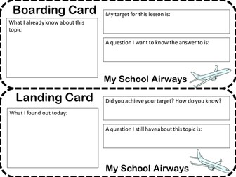 Boarding and Landing Cards/AFL