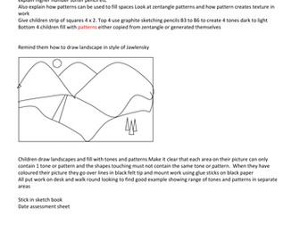 Art Lesson 5 of 7 on expressionism - expressionist artist Jawlensky. Suitable for Years 3, 4 and 5.