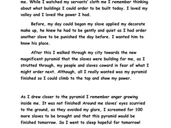 Egyptian themed diary accounts