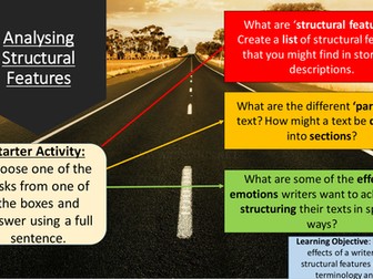 AQA GCSE English Language Paper 1, Question 3 Lesson (8700) New Specification