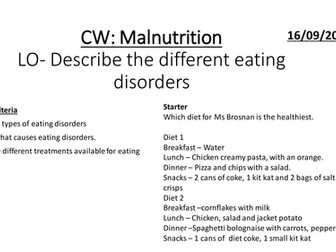 Malnutrition