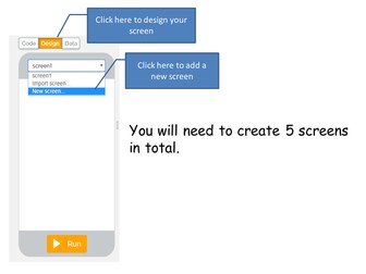 Step by step instructions for building a math question and answer app using applab.