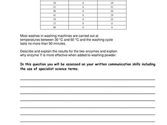 Gcse Science 6 Mark Questions With Model Answer Or Teaching Resources