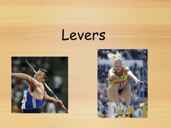 AS PE Edexcel NEW SPEC - Lever Systems and Newtons Laws