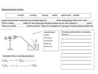 Hydrocarbons and Cracking