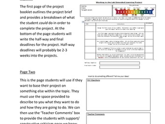 Y7 Homework Projects Science